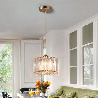 Danielle Crystal Pendant Modern  Contemporary Crystal Statement Fixture