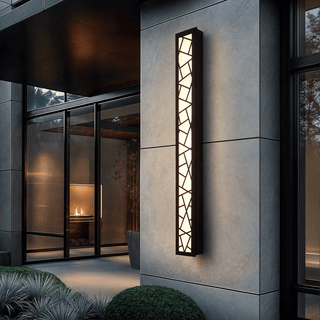 Eric Outdoor LED Wall Lamp Modern  Chic Glass Globe Pendant