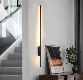 Zynella Black Tube Wall Lamp Modern Geometric Design Lamp