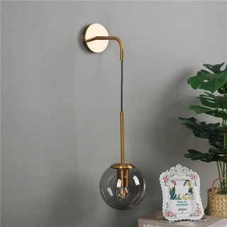 Eclipse Glass Wall Lamp Modern  Contemporary Crystal Statement Fixture
