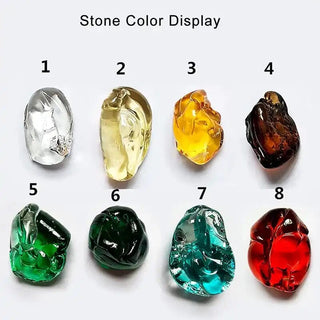 Zynella Modern Stone Chandelier Refined Modern  Contemporary Crystal Statement Fixture