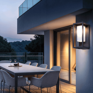 Louisa Outdoor Wall Lamp Modern Geometric Design Lamp