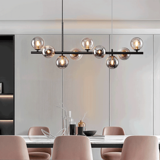 Customisable Visage chandelier Modern  Sleek Linear Suspension Light