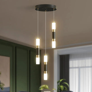Camille Pendant Chandelier Modern  Sleek Linear Suspension Light
