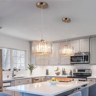 Danielle Crystal Pendant Modern  Contemporary Crystal Statement Fixture