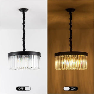 Helena Crystal Pendant Modern  Rustic Industrial Hanging Lamp