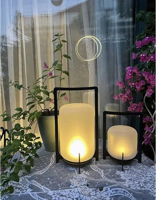 Modern Terrace Garden Outdoor Lights Modern  Rustic Industrial Hanging Lamp