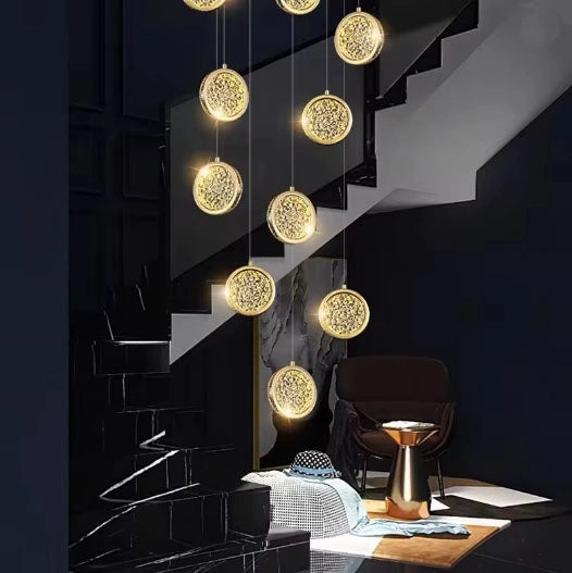 Elegant Nordic crystal pendant