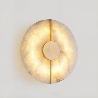 Ethereal Moon Marble Wall Lamp Modern  Handcrafted Artisan Ceiling Light