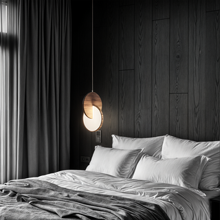 Amelia Oak Modern  Vintage Brass Accent Lighting