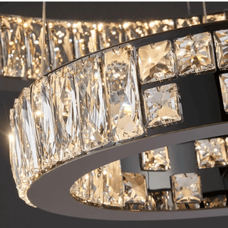 Grace Ring Chandelier Modern  Scandinavian Wooden Accent Light