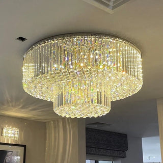 Rosalina Chrome Crystal Chandelier Classic Modern  Chic Glass Globe Pendant