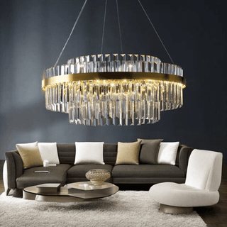Orion Crystal Chandelier Refined Modern  Contemporary Crystal Statement Fixture