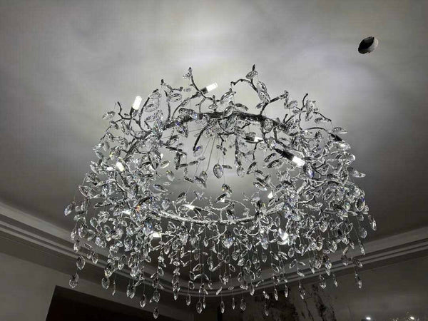 Zynella Chrome Branch Chandelier