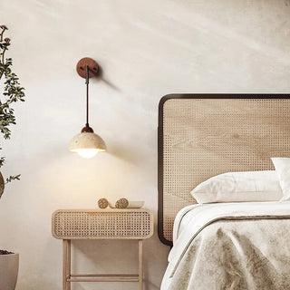 Tia Travertine Wall Lamp Modern  Luxury Marble Base Table Lamp