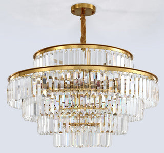 The Crystal Arden Chandelier Stylish Modern  Sculptural Spiral LED Fixture