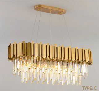 Queen Elizabeth Chandelier Premium Modern  Scandinavian Wooden Accent Light
