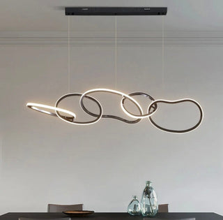 Zynella Ring Chandelier Luxurious Modern  Elegant Teardrop LED Pendant