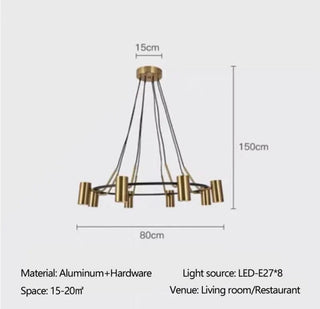 Bernard Chandelier Modern Geometric Design Lamp