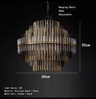 Rory Chandelier Collection Luxurious Modern  Opulent Multi-Tier Crystal Chandelier