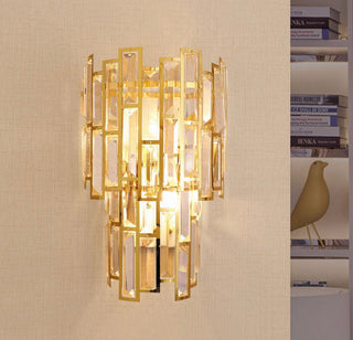 Royal Chariot Wall Lamps Chic Modern  Contemporary Crystal Statement Fixture