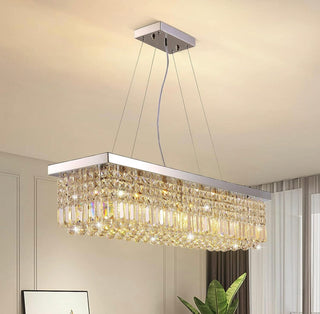 Crystal Prism chandelier Modern Geometric Design Lamp
