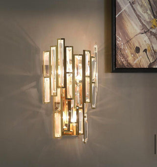 Royal Chariot Wall Lamps Chic Modern  Contemporary Crystal Statement Fixture