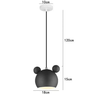 Mickey Mouse Light Modern  Scandinavian Wooden Accent Light