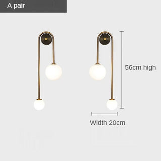Alice Orb LED Wall Lamp Modern  Contemporary Crystal Statement Fixture