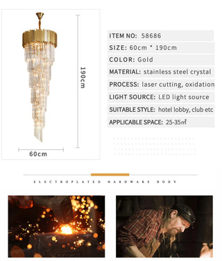 The Royal Khatoon Chandelier Stylish Modern  Art Deco Inspired Illumination