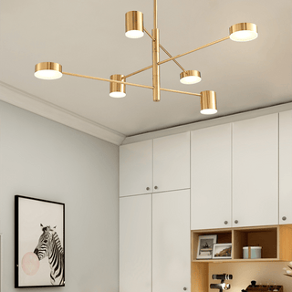 Nexus Pendant Modern  Vintage Brass Accent Lighting
