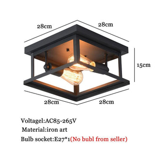 Retro Ceiling Lamp Classic Modern  Ultra Slim LED Panel Lighting