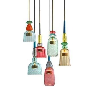 Zynella Candy Pendant Lights Modern  Opulent Multi-Tier Crystal Chandelier