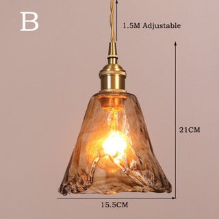 Amirino Glass Lights Modern  Classic Drum Shade Ceiling Light