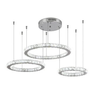 Carter Ring Chandelier Modern  Ornate Antique Finish Fixture