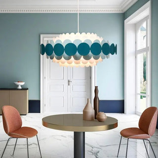 Haniya Chandelier Modern  Scandinavian Wooden Accent Light