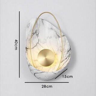 Luxury Imitation Marble Wall Lamp Modern  Rustic Industrial Hanging Lamp