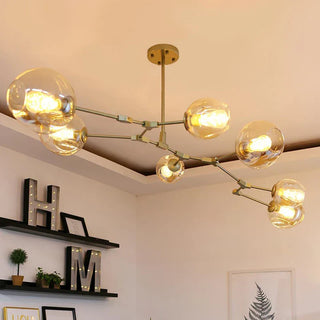 Customisable Derrick Chandelier Modern  Handcrafted Artisan Ceiling Light