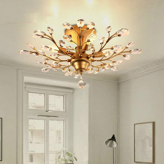 Flower Ceiling Light Modern  Elegant Teardrop LED Pendant