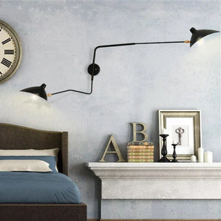 Dual Arc Modern Wall Lamp Modern  Minimalist Round Flush Mount