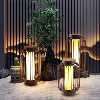 Zynella Cage Waterproof Lamps Modern  Vintage Brass Accent Lighting