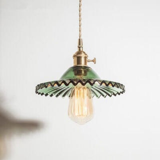 Braided York Glass Pendant Modern  Bohemian Rattan Woven Pendant