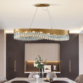 Brunel Oval Chandelier Modern  Minimalist Round Flush Mount