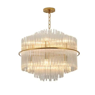 Luna Collection Modern  Classic Drum Shade Ceiling Light