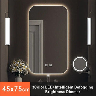 Amelia Makeup Mirror Modern  Sleek Linear Suspension Light