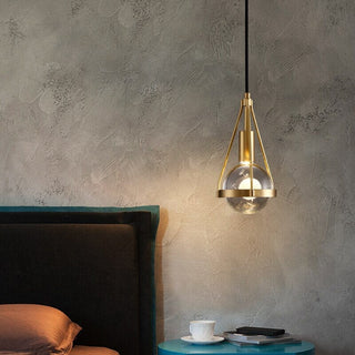 Rowan Nordic Gold Pendants Refined Modern  Elegant Teardrop LED Pendant