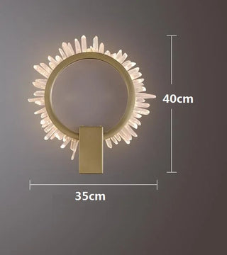 Zynella Crystal Ring Modern  Ultra Slim LED Panel Lighting