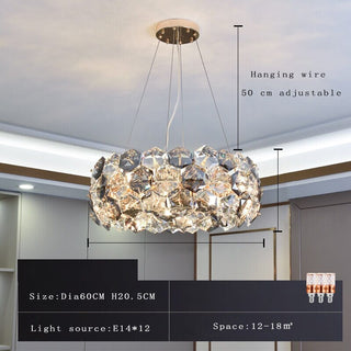 Kara Chandelier Modern  Ultra Slim LED Panel Lighting