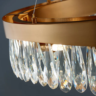Brunel Oval Chandelier Modern  Minimalist Round Flush Mount