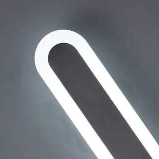Alana Black Outdoor LED Strip Wall Lamp Modern  Contemporary Crystal Statement Fixture